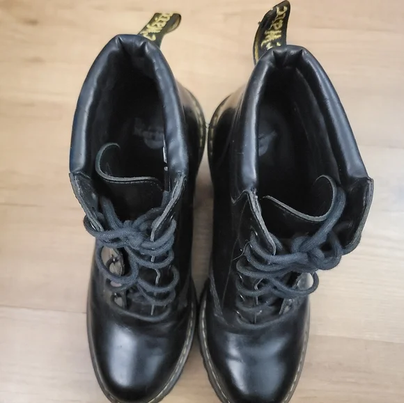 Dr. Martens PERSEPHONE Black Lace Up Boots - Picture 10 of 13